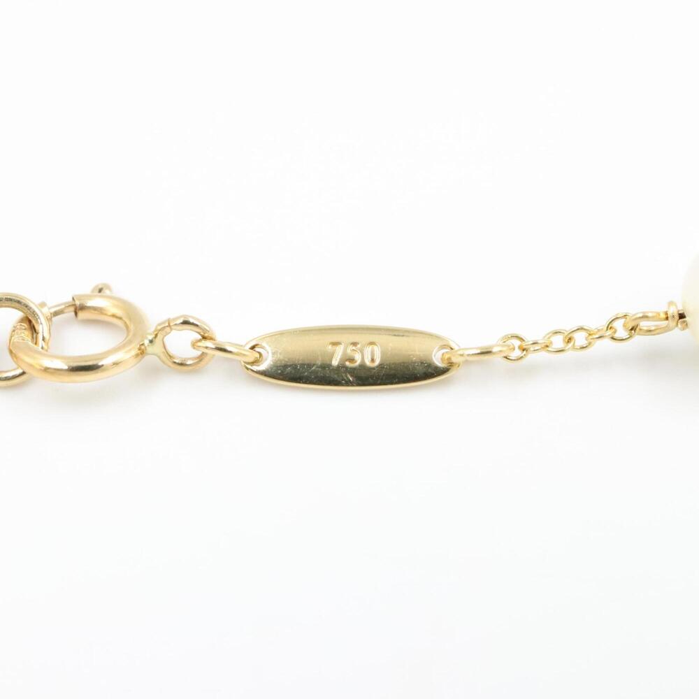 TIFFANY 18k Gold Pearl Necklace - Picture 4 of 6